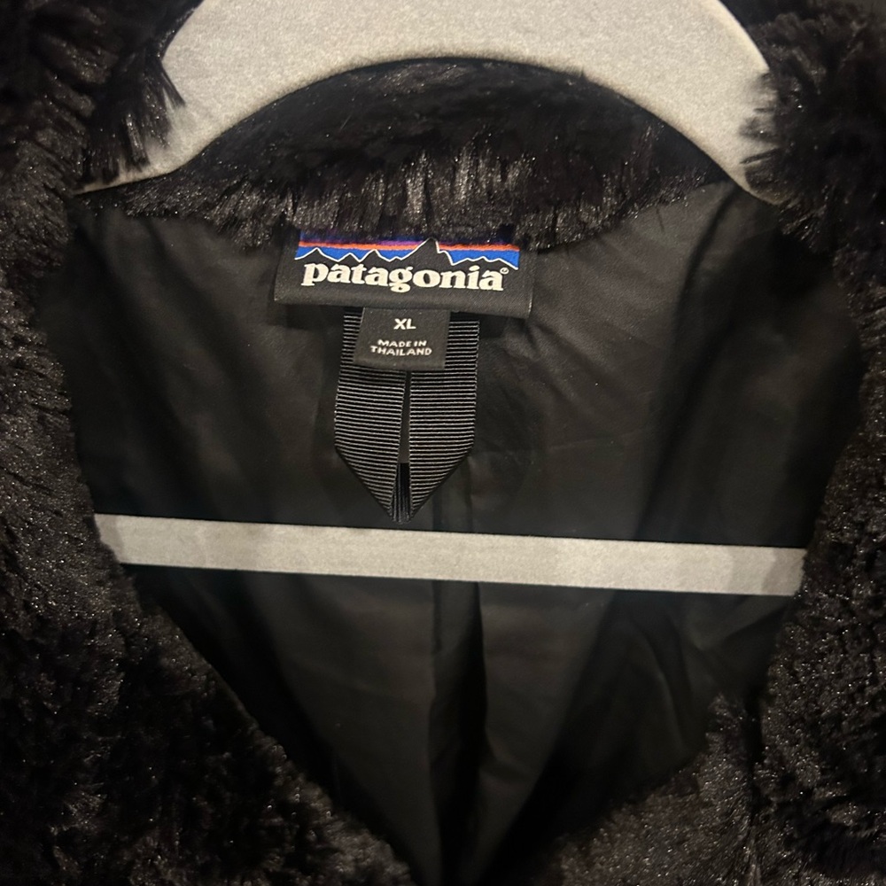Patagonia Midnight Black Fleece Coat